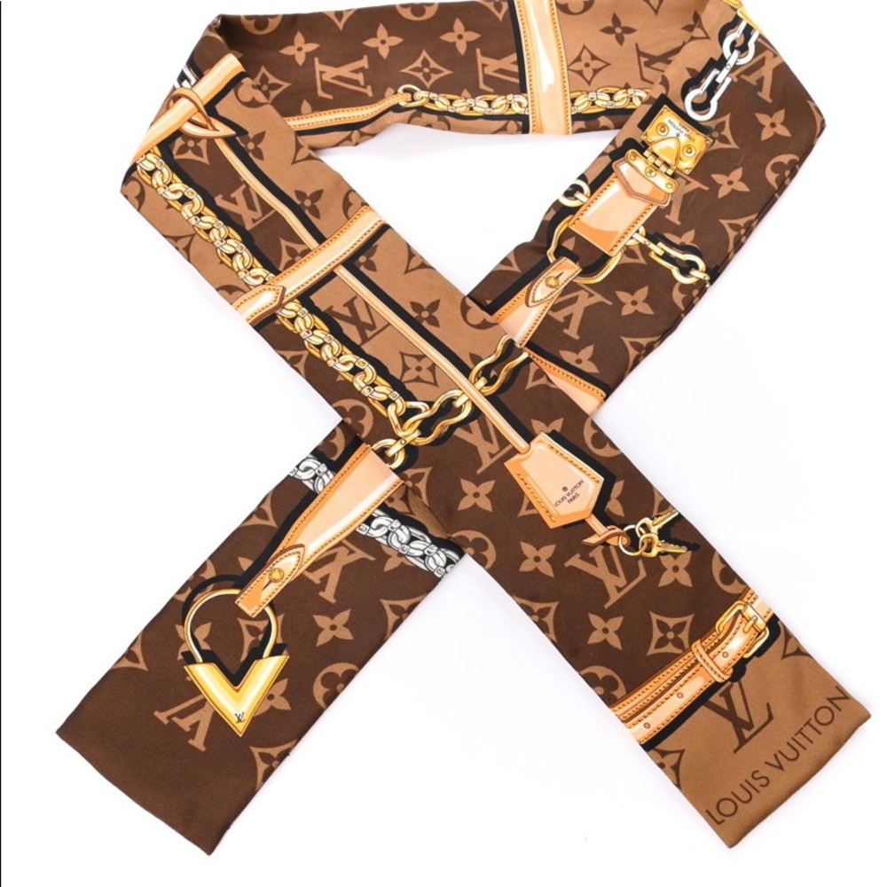 Louis Vuitton Silk Monogram Confidential Bandeau